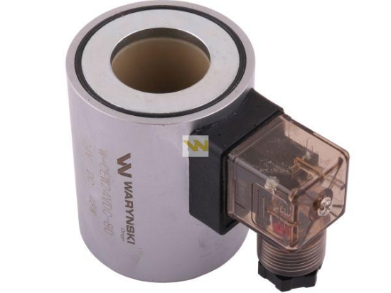 Cewka dzielnika elektrozaworu W-E12DVS6/2-80L. W-E12DVS3/2-80L  24V DC 48W Waryński