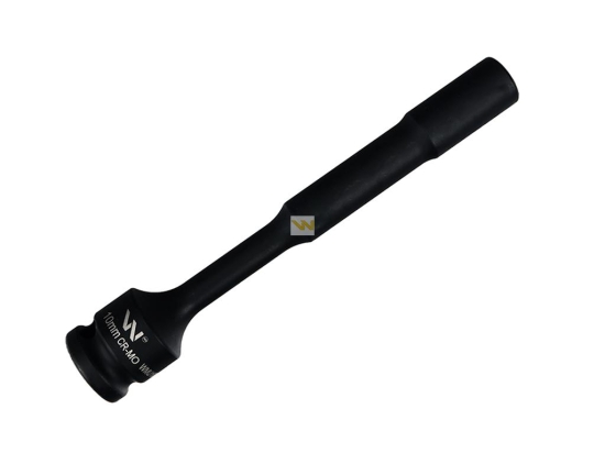 Nasadka udarowa 1/2", sześciokątna slim przelotowa ze stali CrMo 10mm długość 150 mm, stosowane w mechanice do kluczy udarowych, Waryński