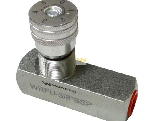 Zawór dławiąco-zwrotny WRFU 90 3/8"BSP Waryński