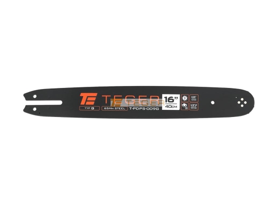 Prowadnica łańcucha do piły, 16" (40 cm) / 3/8" 1,3mm 55 og. / 9z / moc. G /, Teger