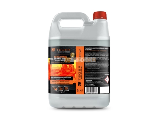 Piana aktywna dwufazowa do ciężkich zabrudzeń - EXTRA STRONG, 5l - koncentrat, Teger