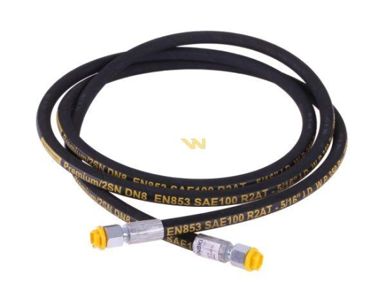 Przewód hydrauliczny 350 bar gwint M16x1.5 proste L-3000mm DN08-2SN (AA-08-3000; P11P11) 35.0MPa Waryński