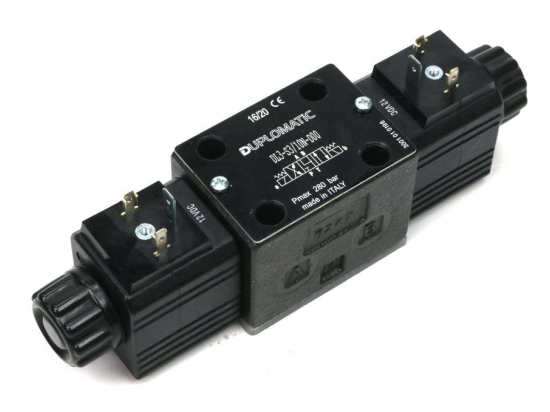 Rozdzielacz (elektrozawór) suwak "Y" DL3-S3/10N-D12 12V DC (cewka x 2) Compact 280bar. 50l/min Duplomatic