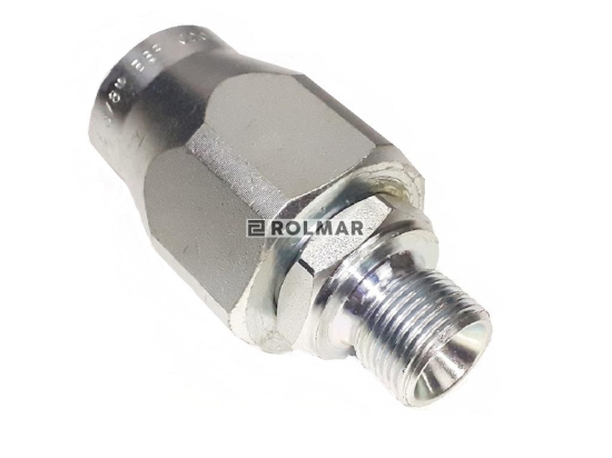 Złącze hydrauliczne obrotowe liniowe 3/8"