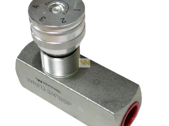 Zawór dławiąco-zwrotny WRFU 90 3/4"BSP Waryński