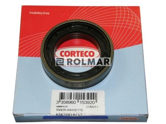 Pierścień uszczelniający półosi przedni napęd 247519A1 Lemken Rubin 45x70x14-17 Case 