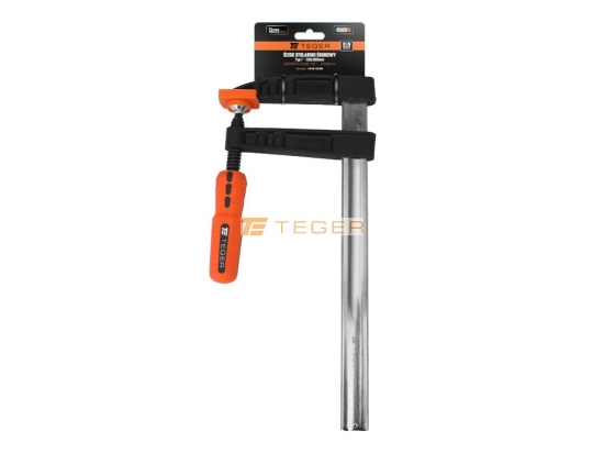 Ścisk stolarski śrubowy, TYP F  120x300 mm, Teger