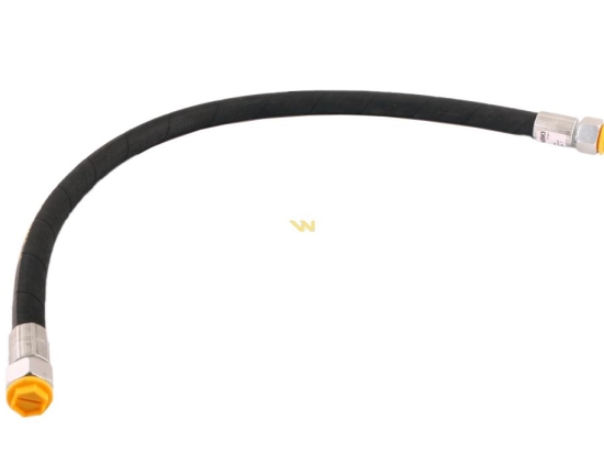 Przewód hydrauliczny 275 bar gwint DKR/DKR 1/2" BSP proste L-750mm DN12-2SN (C11C11/211/13-750) 27.5 Mpa