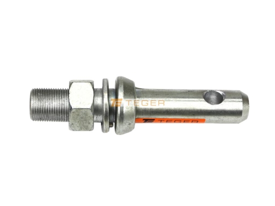 Sworzeń z gwintem T-SG28602245150 fi 28/60 mm M22x1.5/45 mm  150 mm TEGER