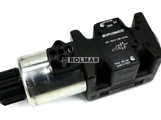 Rozdzielacz (elektrozawór NG 10) DS5-TA02/14N-D24K1 24VDC (cewka x 1) Compact 320bar. 150l/min Duplomatic