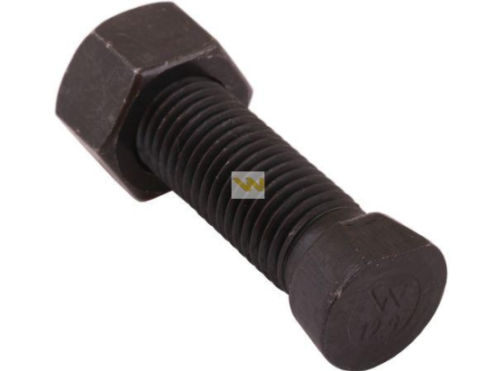 Śruba kpl. płużna oval z jednej strony ścięta M16x65 mm kl.12.9 zastosowanie Kverneland Waryński M16X65OV1 ( sprzedawane po 10 )