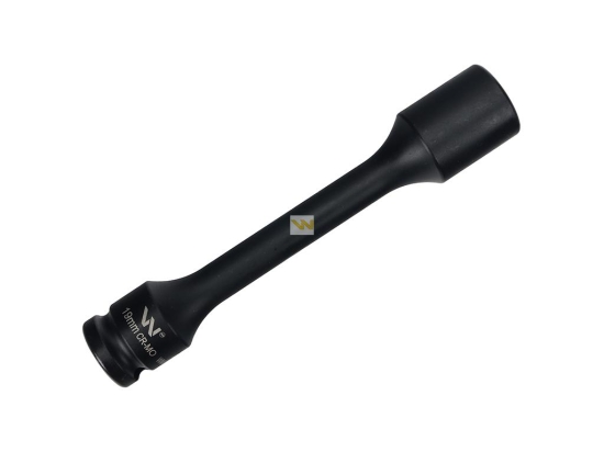Nasadka udarowa 1/2", sześciokątna slim ze stali CrMo 19mm długość 150 mm, stosowane w mechanice do kluczy udarowych, Waryński