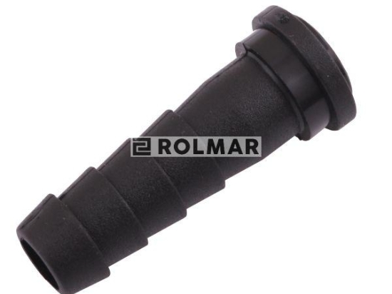 Złączka króciec węża prosta z płaską oprawą pod nakrętkę 3/8"  na wąż 10 mm ARAG