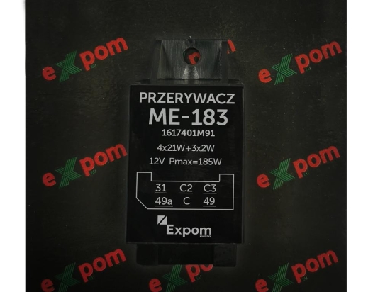 Przerywacz kierunkowskazów ME94. 83355934. PKJ-95 MF3/MF4/C-330M/C-385  EXPOM KWIDZYN EU