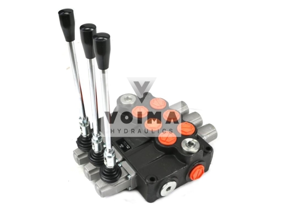 Rozdzielacz hydrauliczny 3-sekcyjny 120L VOIMA