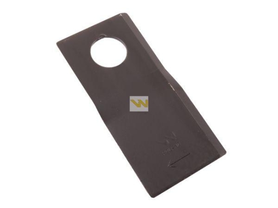 Nóż. nożyk kosiarka prawy 110x50x3mm otwór 21 zastosowanie 4047015 Galfre WARYŃSKI ( sprzedawane po 25 )
