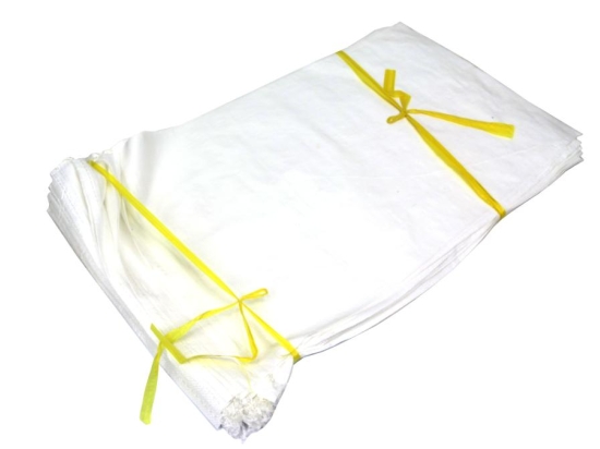 Worki (worek) zbożowe 10kg, 40x60 PP BIAŁE (pakowane po 50 szt.)