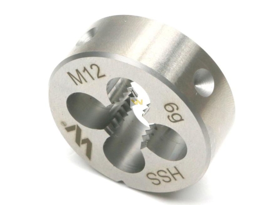 Narzynka przemysłowa M12x1,75 ze stali HSS DIN22568 Warynski