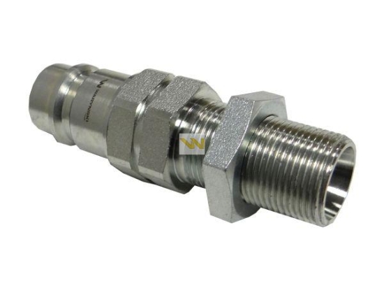 Szybkozłącze hydrauliczne wtyczka long M22x1.5 gwint zewnętrzny EURO (9100822W) (ISO 7241-A) Waryński