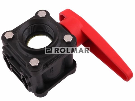 Zawór kulowy manualny 2 drożny serii 453 złącze gwintowane 1 1/2" opryskiwacz Arag