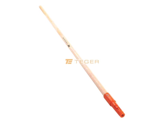 Trzonek drewniany 150cm (mocowanie CLICK) / TEGER (pakowane po 10 szt.)
