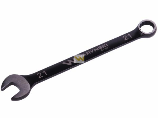 Klucz płasko-oczkowy 21 mm. CrV  standard ASME B107-2010 Waryński