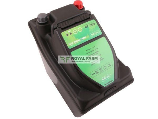 Elektryzator 0.5J bateryjno-sieciowy (uniwersalny) RF-500 z zasilaczem ROYAL FARM