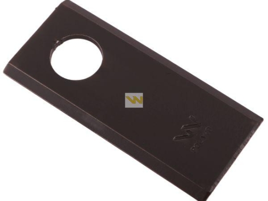 Nóż. nożyk kosiarka 90X40X3mm otwór 19 zastosowanie 06561543 MT 52 Deutz-Fahr WARYŃSKI ( sprzedawane po 25 )