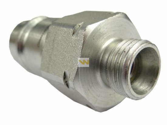 Szybkozłącze hydrauliczne wtyczka M16x1.5 gwint zewnętrzny EURO (9100816W) (ISO 7241-A) Waryński