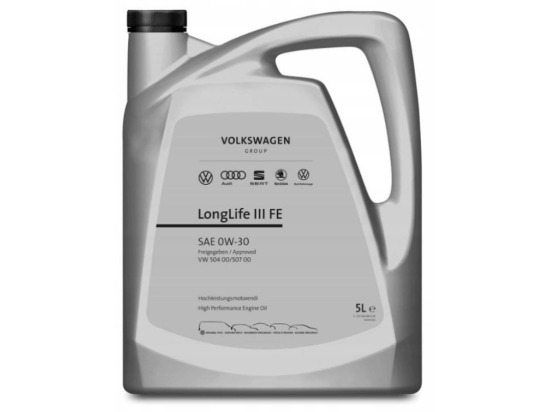 OLEJ VOLKSWAGEN LONGLIFE III FE VW 0W-30 5L VAG