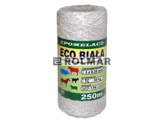 Plecionka ECO biała 250 m