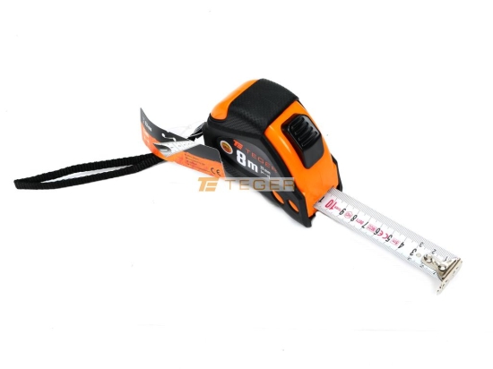 Miara stalowa rozwijana 8m 25mm TEGER