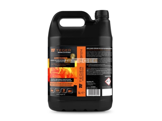 Agro Cleaner Preparat do myjek wysokociśnieniowych - do maszyn rolniczych 5l / TEGER