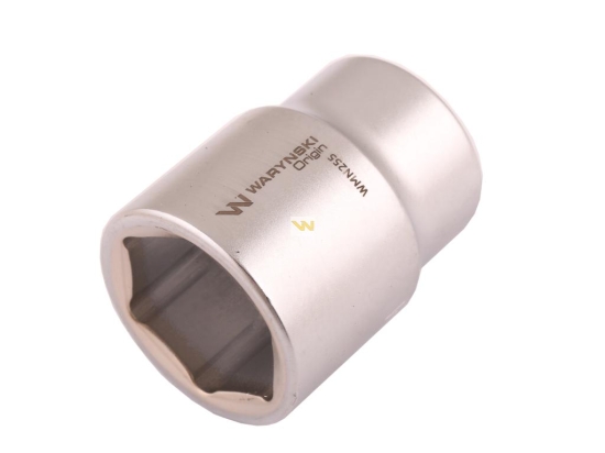 Nasadka sześciokątna 3/4". 31 mm. CrV50BV30. DIN 3124. Waryński
