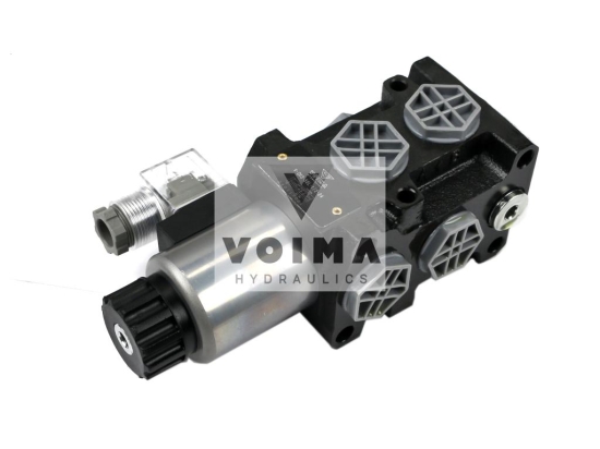 Dzielnik. zawór. elektrozawór kierunkowy elektromagnetyczny kontroli (DVS6/50L) (24V DC) 6/2 G1/2 50L VOIMA