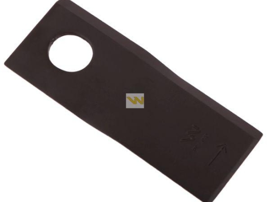 Nóż. nożyk kosiarka lewy 126x48x4mm otwór 20.5x23 zastosowanie 56110900 Kverneland Taarup WARYŃSKI ( sprzedawane po 25 )