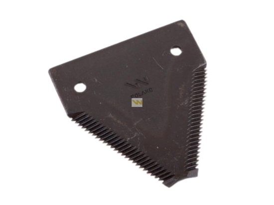 Nóż żniwny 82x76x3mm otwór 6.3 zastosowanie D44103700N Claas Massey Ferguson WARYŃSKI ( sprzedawane po 25 )