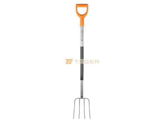 Widły gospodarcze 4-zębne na metalowym trzonku - Standard (dł. 1300 mm) Extreme / TEGER