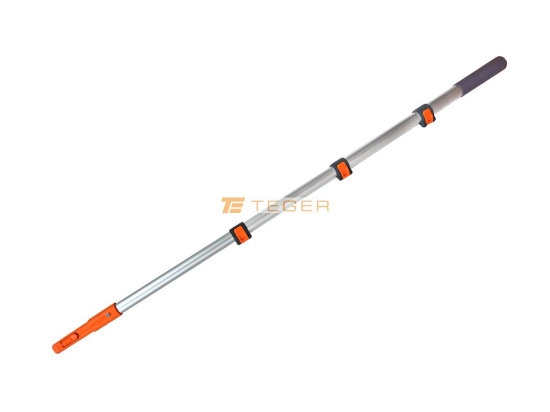 Trzonek aluminiowy - teleskopowy, 120 cm (mocowanie CLICK), Teger
