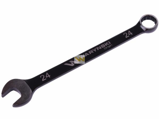 Klucz płasko-oczkowy 24 mm. CrV  standard ASME B107-2010 Waryński