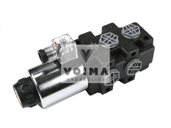 Dzielnik. zawór. elektrozawór kierunkowy elektromagnetyczny kontroli (SVV6/2-90L) 12V DC 6/2 G1/2 80L VOIMA