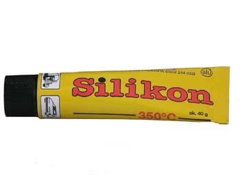 Silikon uszczelniająco-klejący 350*C. czarny 40 g