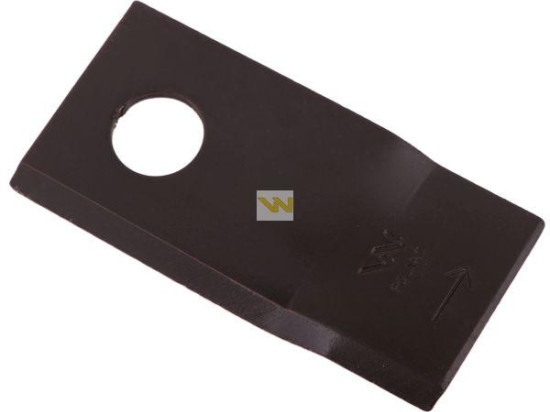 Nóż. nożyk kosiarka lewy 100x48x3mm otwór 19 zastosowanie 9041787 9527290 Claas WARYŃSKI ( sprzedawane po 25 )