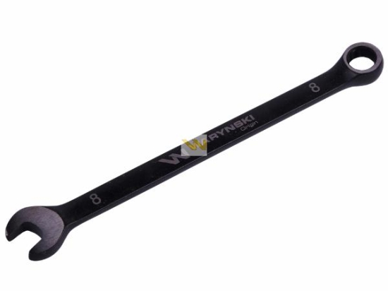 Klucz płasko-oczkowy 8 mm. CrV  standard ASME B107-2010 Waryński