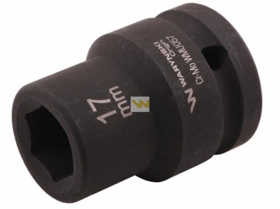 Nasadka udarowa sześciokątna 3/4". 17 mm. CrMo. DIN 3129. Waryński