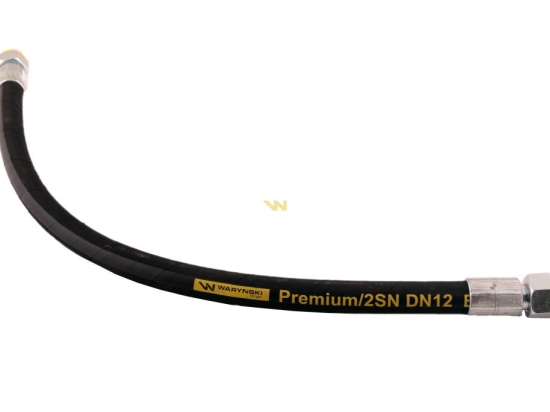 Przewód hydrauliczny 275 bar gwint M22x1.5 proste L-630mm DN12-2SN (AA-13-630; P11P11) 27.5MPa Waryński