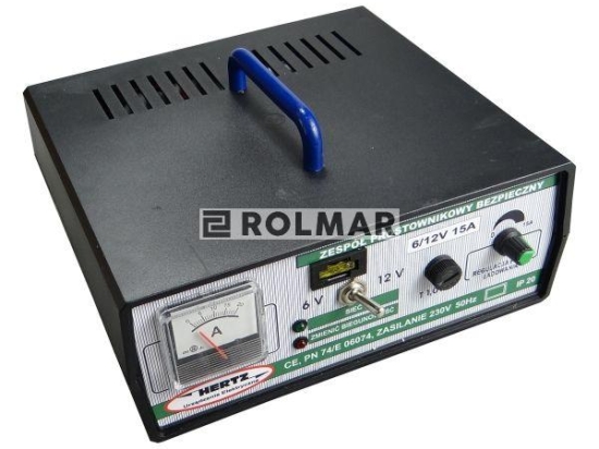 Prostownik  6-12V/15A Hertz