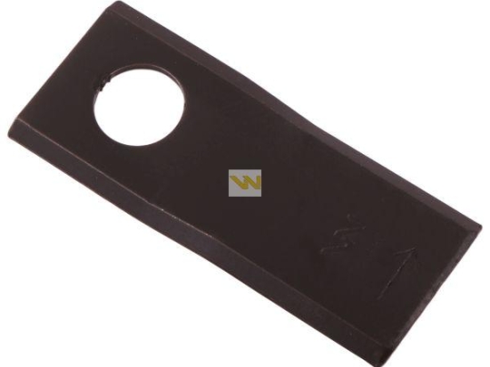 Nóż. nożyk kosiarka lewy 96x40x3mm otwór 19 zastosowanie 16502727 Deutz Fahr Kverneland WARYŃSKI ( sprzedawane po 25 )