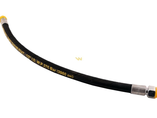 Przewód hydrauliczny 275 bar gwint M22x1.5 proste L-630mm DN12-2SN (AB-13-630; P11P21)  27.5MPa Waryński