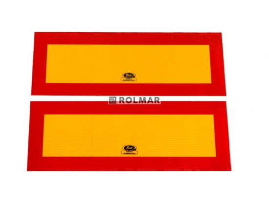 Tablica wyróżniająca odblaskowa. kpl. 2szt. 300mm/120mm. 101-04W-95
